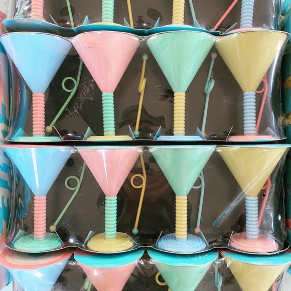 Vintage Other - 6 Sets of Vintage Party Martini Glasses - Deadstock